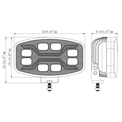 Faro LED X-Spider Ovale