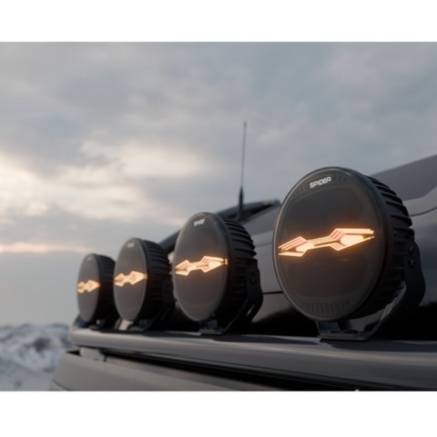 Faro LED X-Spider Ninja Rotondo