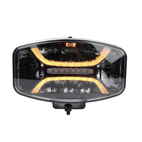 Faro Ovale OZZ XO1 P Black Autocarro