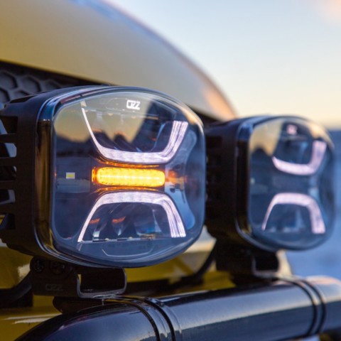 Faro Ovale OZZ XO1 P Black Autocarro