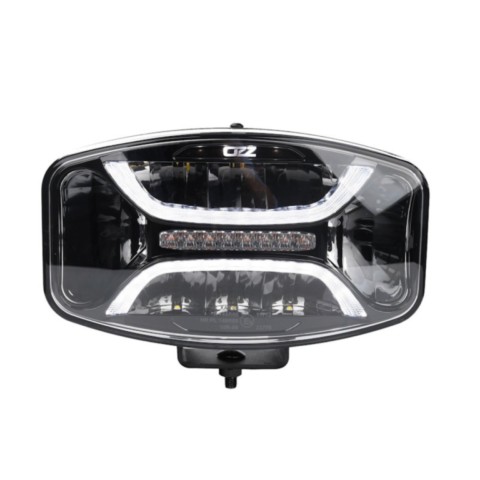 Faro Ovale OZZ XO1 P Black Autocarro