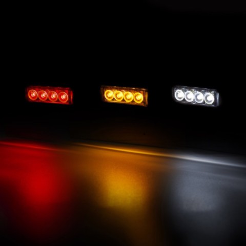 Luce Ingombro LED Arancione Horpol Graphite