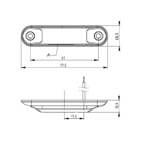 Luce Ingombro LED Horpol LD2328
