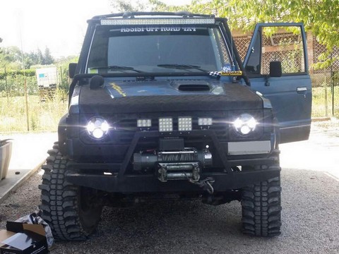 Mitsubishi Pajero L040 - Proiettore Full-LED 7"