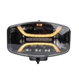 Faro Ovale OZZ XO1 P Black Autocarro